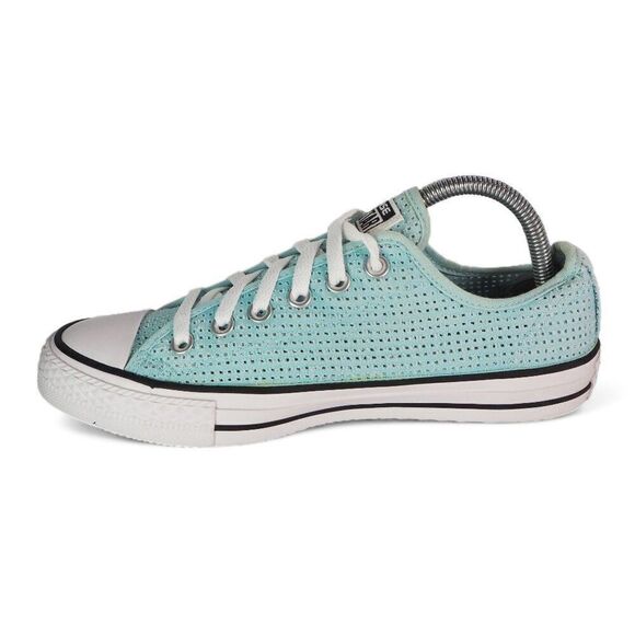 Converse Chuck Taylor All Star Ox Perf Motel Pool "Aqua Blue" 551623F Women's 9 - Picture 6 of 11